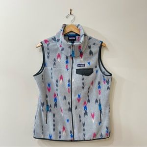 Like New Patagonia Synchilla Fleece Vest Women Grey Size L